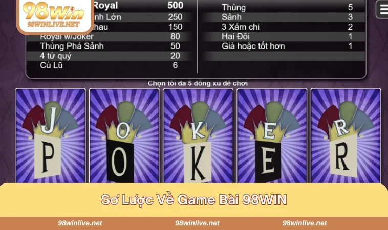Game Bài 98WIN 275 Game bài 98WIN là một nền tảng chơi game uy tín
